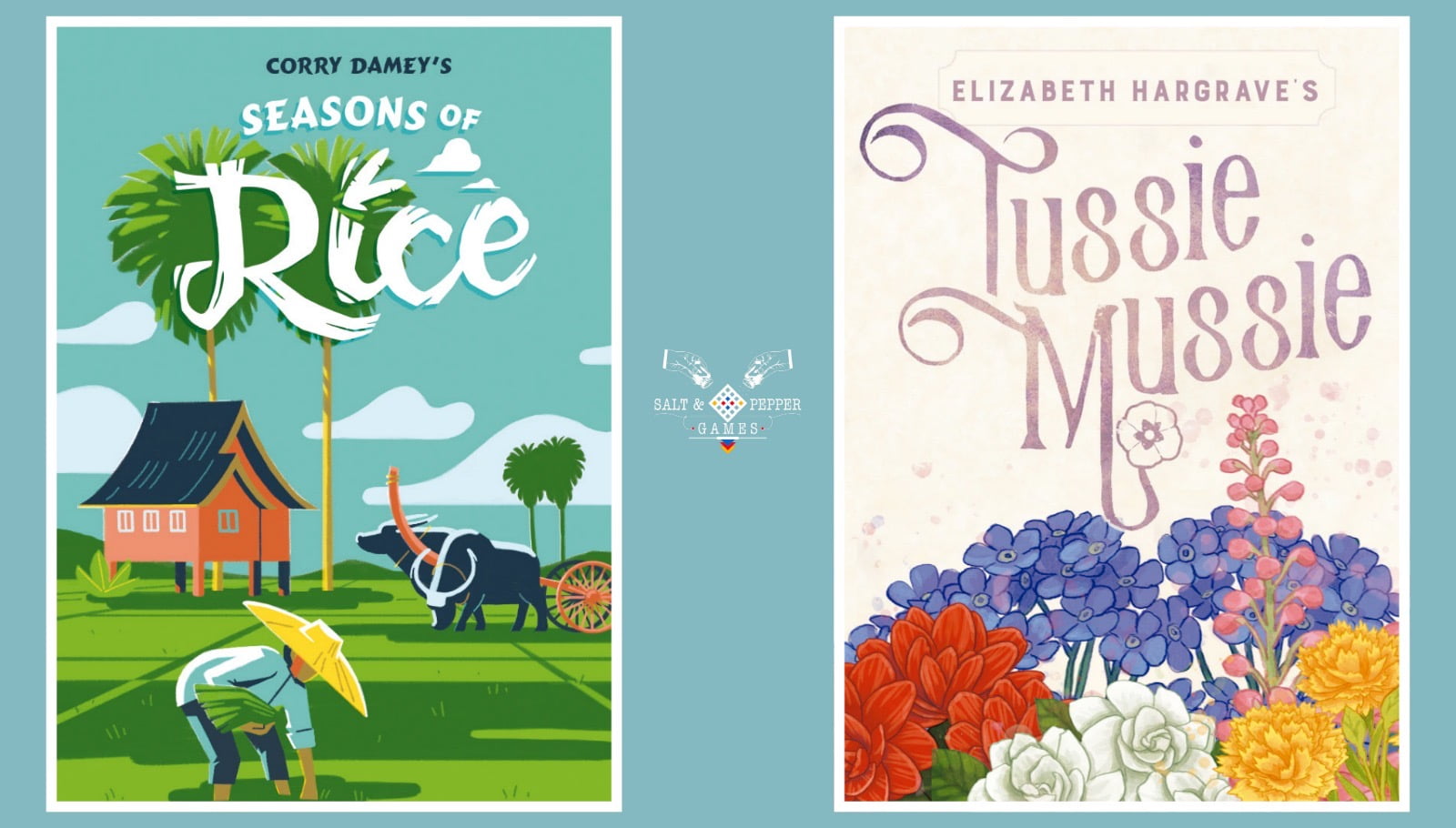 'Tussie Mussie' y 'Seasons of Rice' se unen a la familia de Salt & Pepper Games
