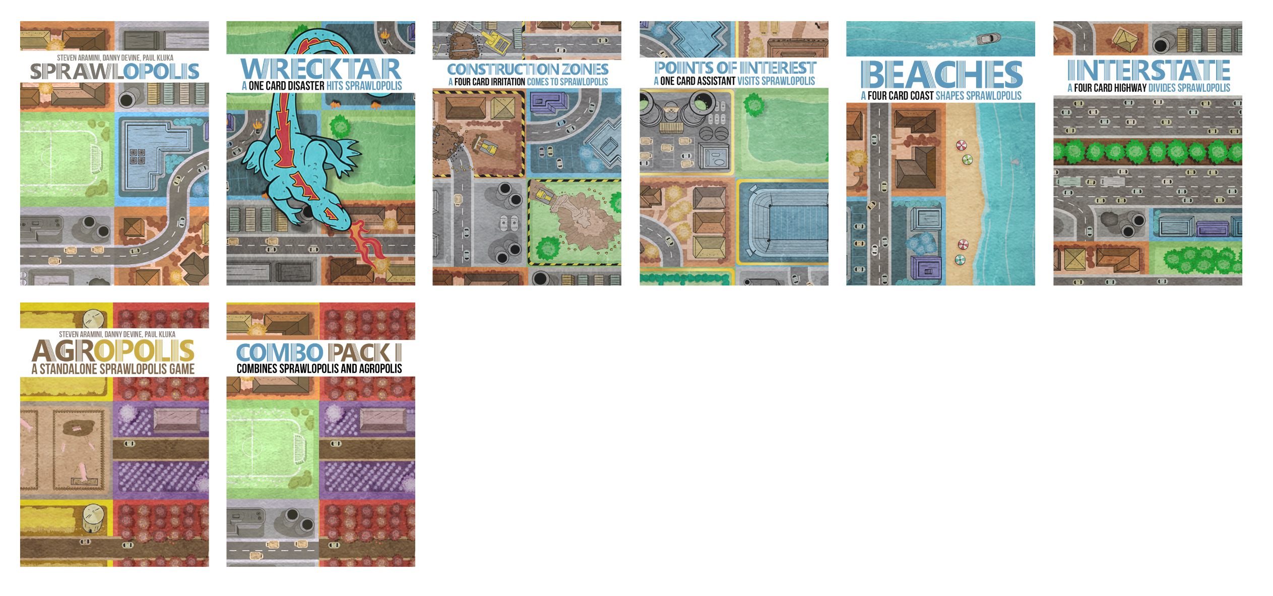 Agrópolis, Expansiópolis, Caravana al Oeste, tenemos mucho que contaros